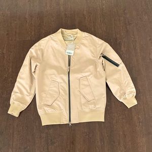 New with tags Everlane Khaki Bomber oversized Jacket Coat XXS 00